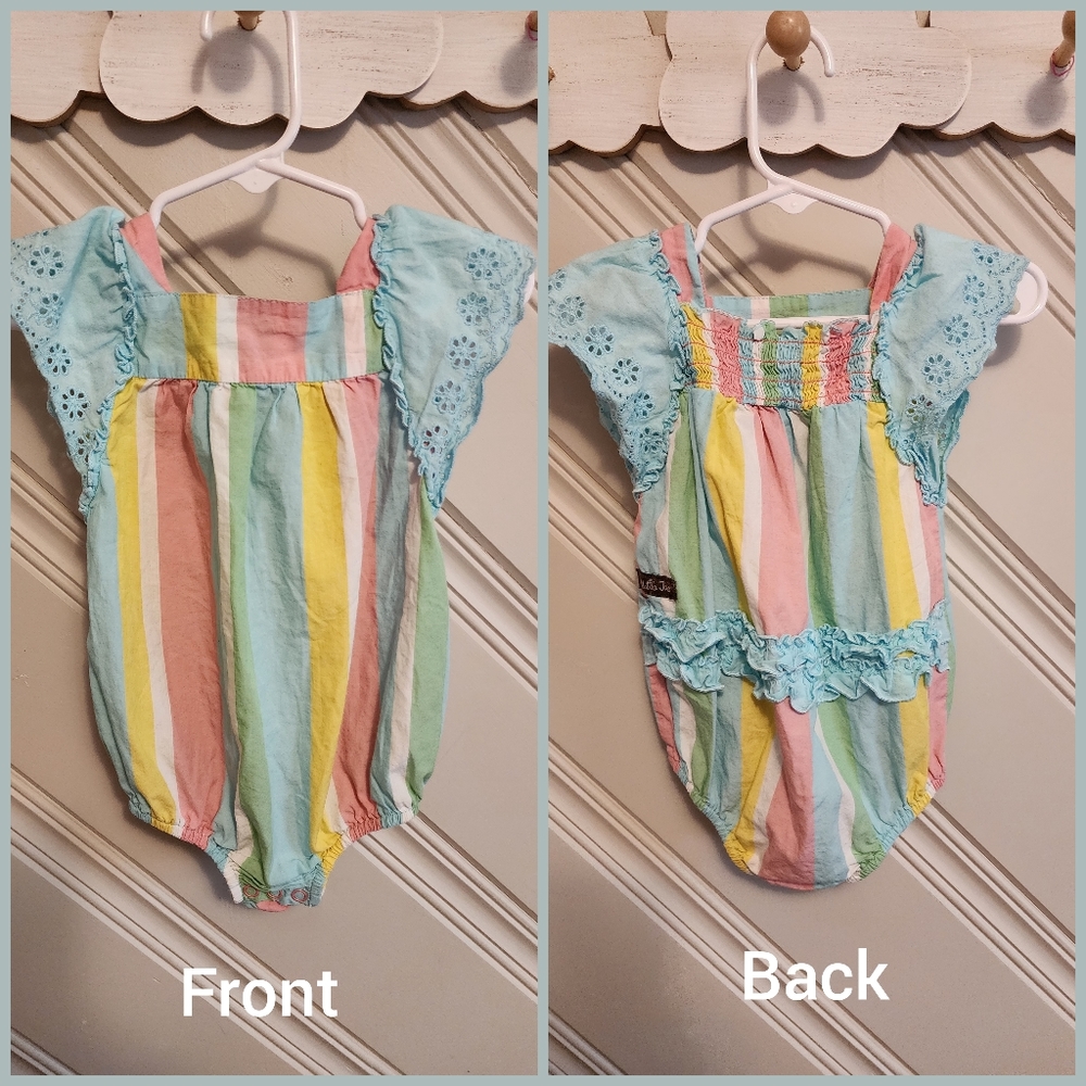 Matilda Jane - Spring Striped Pastel Bubble - 6-12 Months